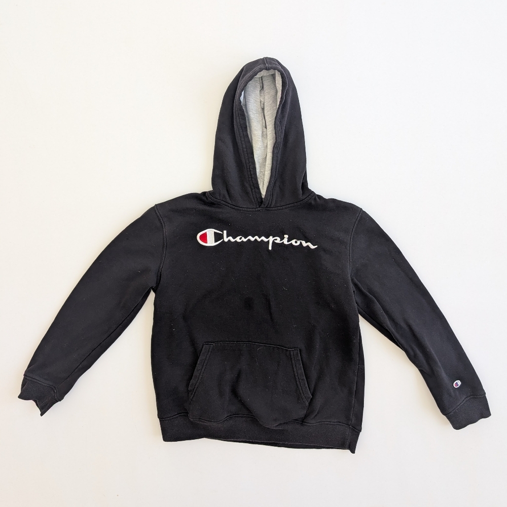 Champion Kids Black Pullover Hoodie